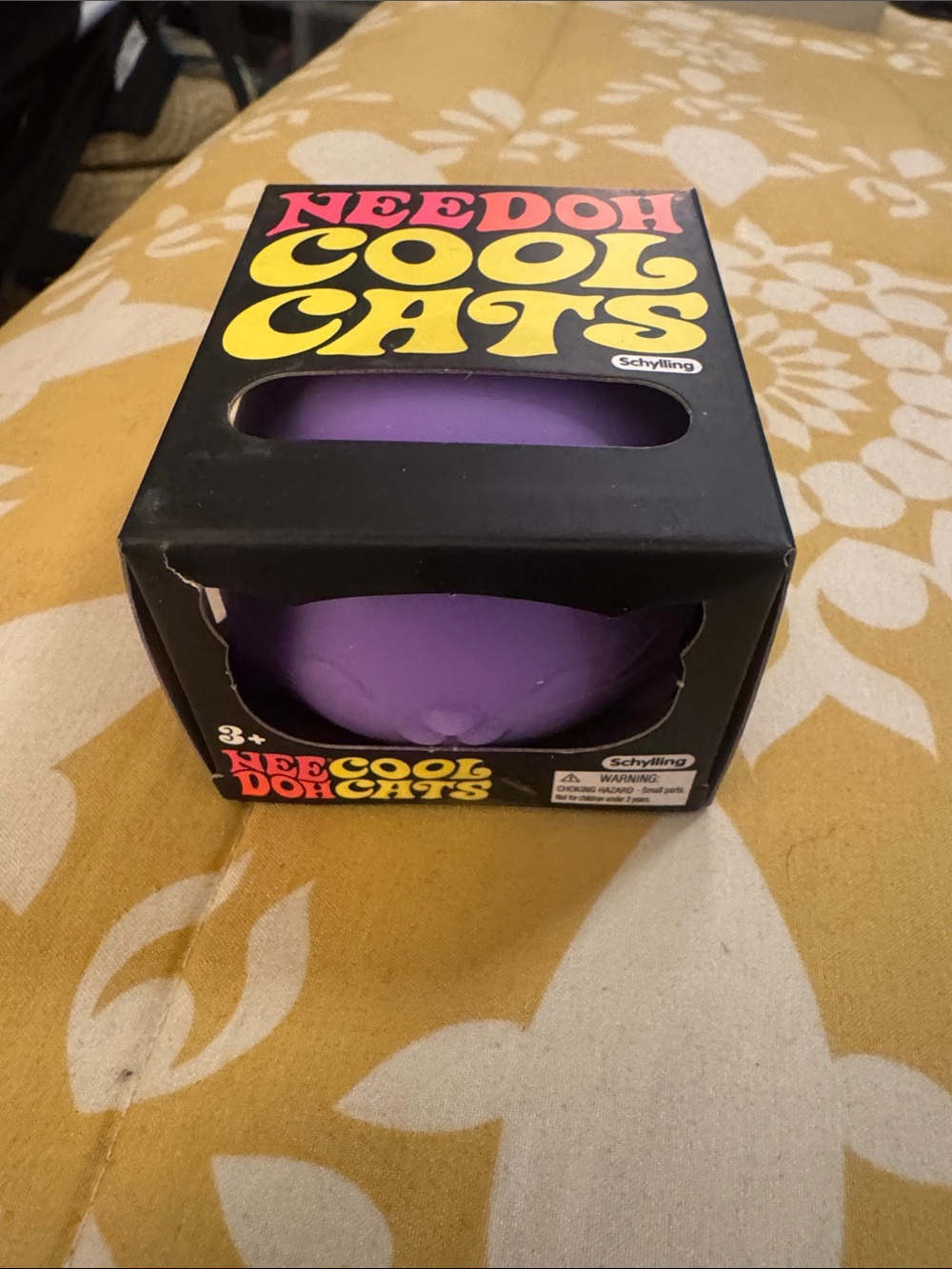 Needoh Cool Cats Purple  in Box